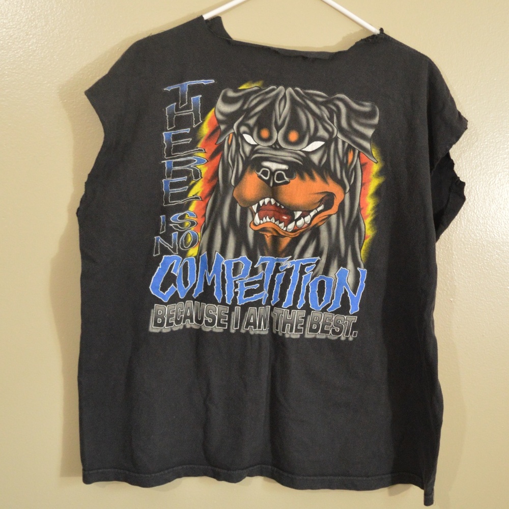 Vintage Cut Off Rottweiler Tank Top 90s DaDawg